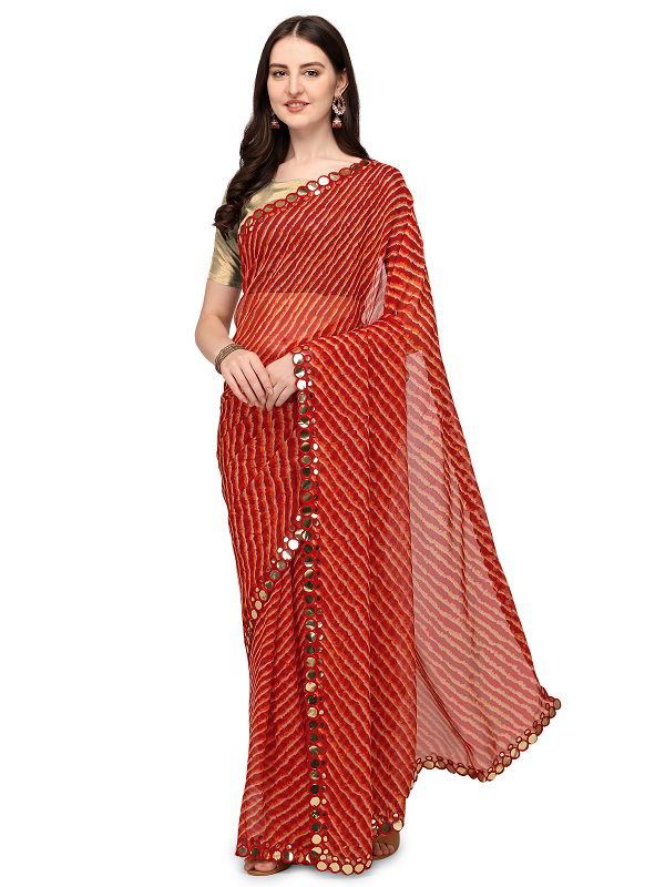 Leriya Mirror 01 Fancy Designer Ethnic Wear Chiffon Saree Collection